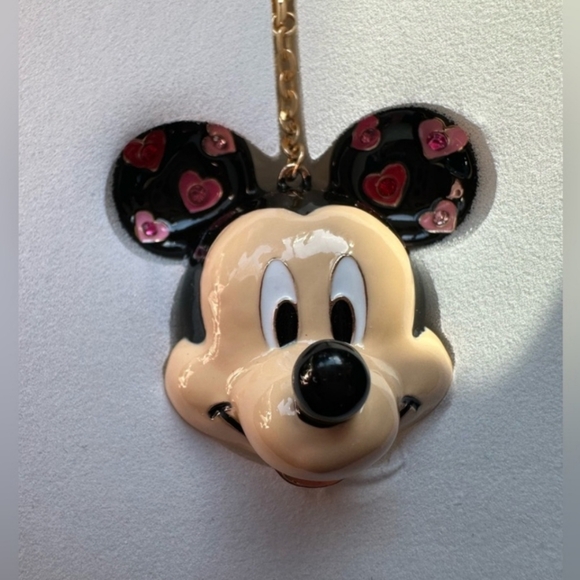 Mickey Mouse Keychain fob heart BNIB